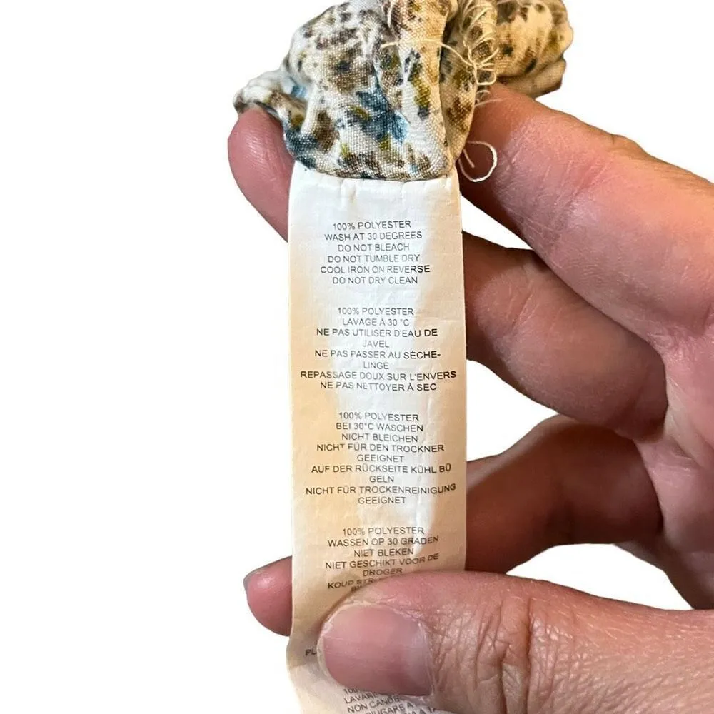 Boohoo Floral Print Long Sleeve Crop Top Size 4‎ - Image 9