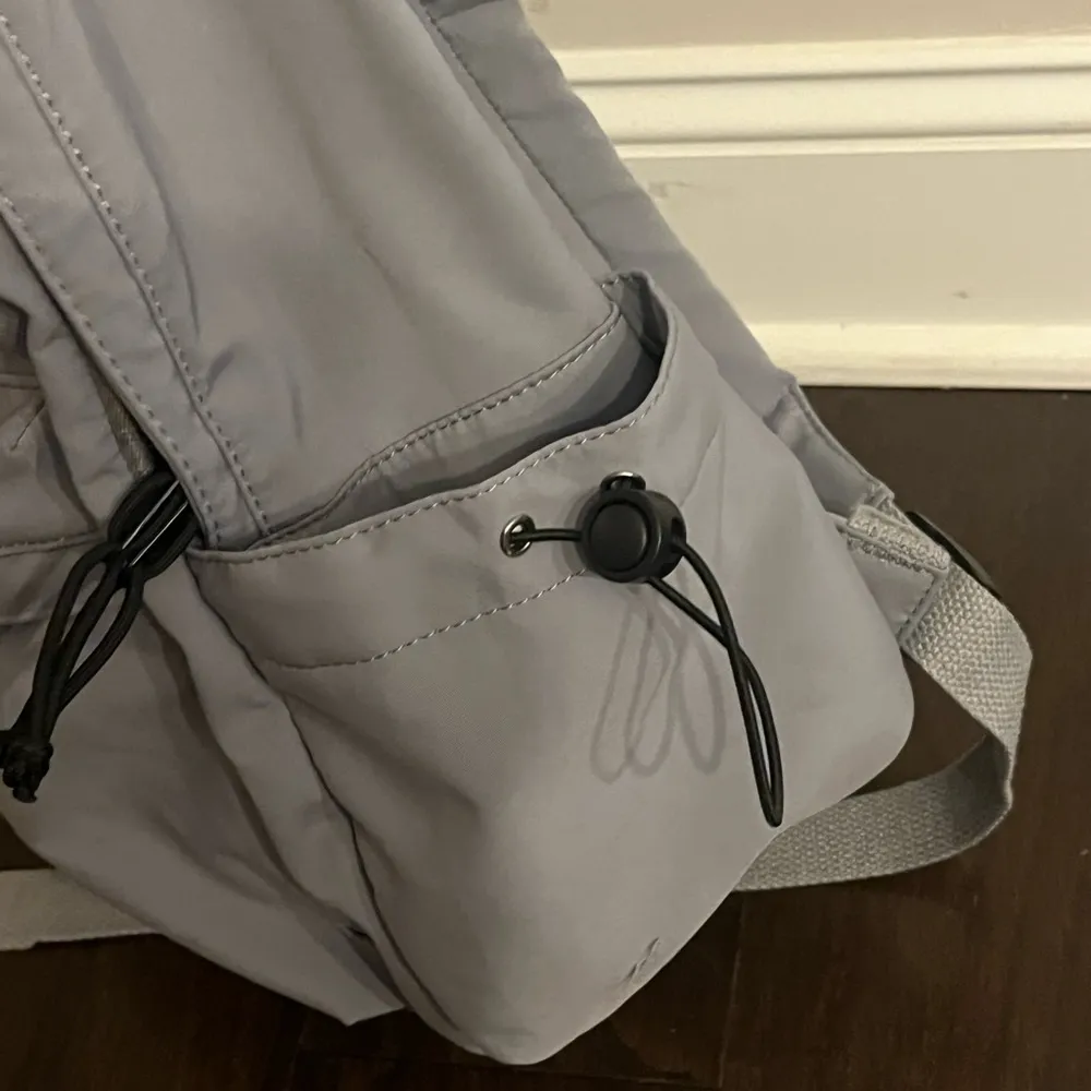 Grey Backpack for school Gray - Image 8