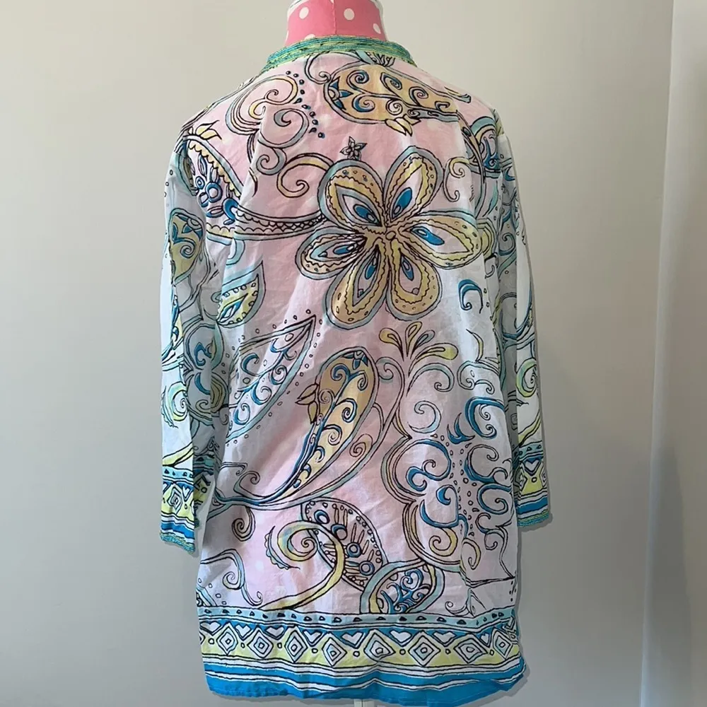 Chico's CHICO’S BEACH COVERUP size 2 - Image 4