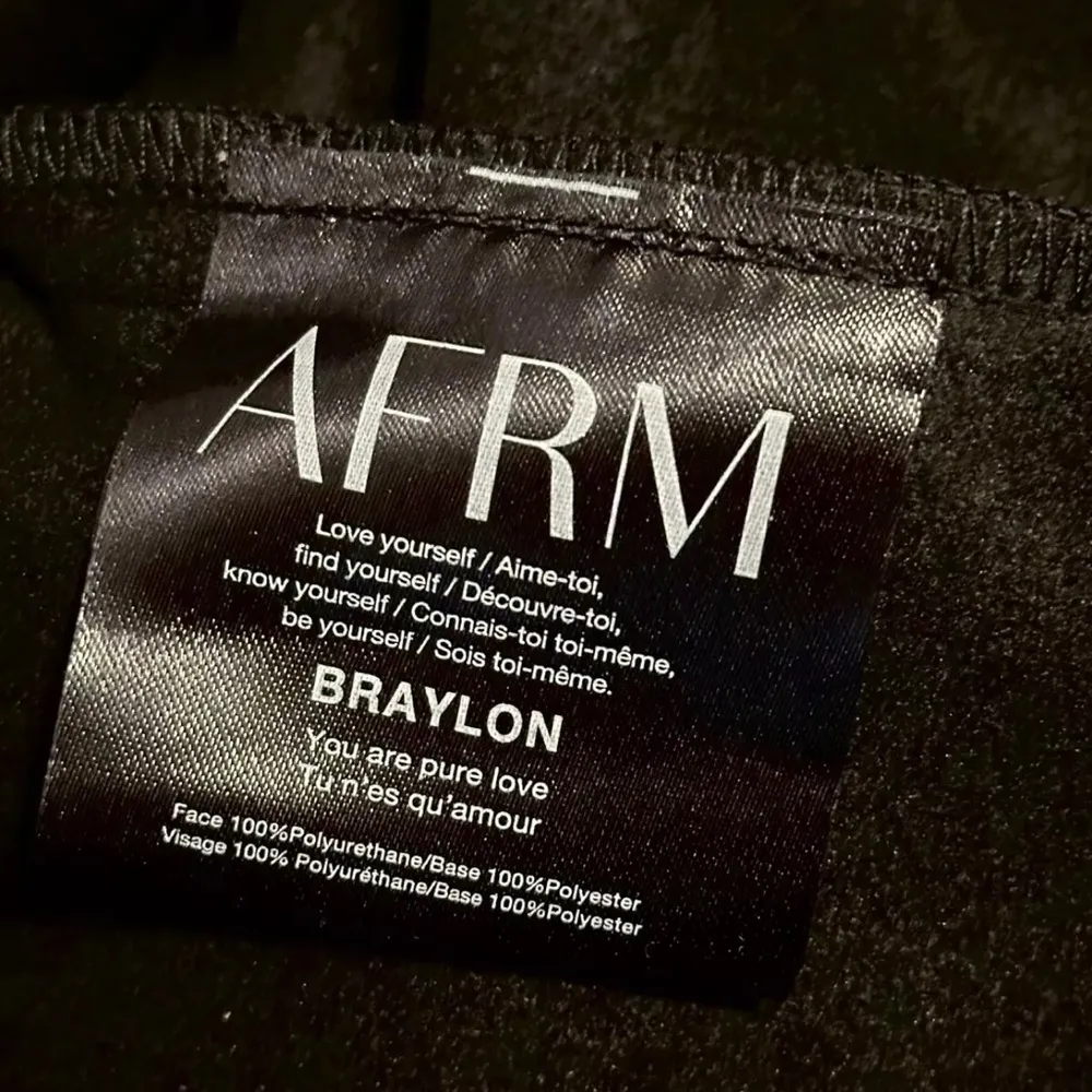 Afrm Black Braylon Faux Leather Strapless Romper Size: 3X NWT Plus Skort - Image 11