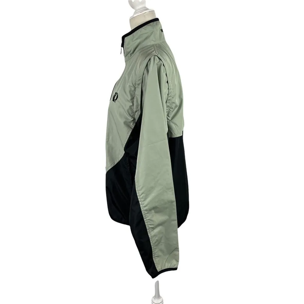Pearl Izumi Women's Cycling Soft Shell Full Zip Jacket Zip Off Arms Color Green - Image 7
