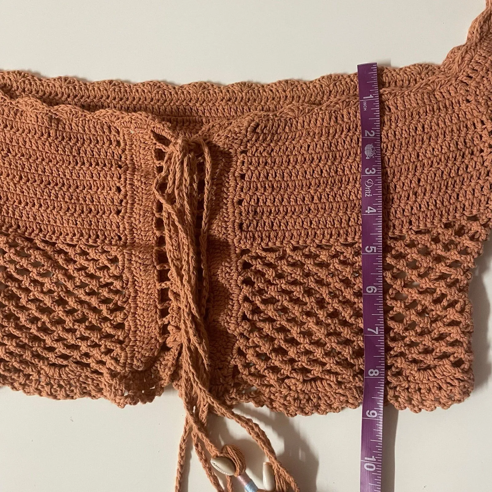 Clo Tan Crochet Knit Off - Image 8