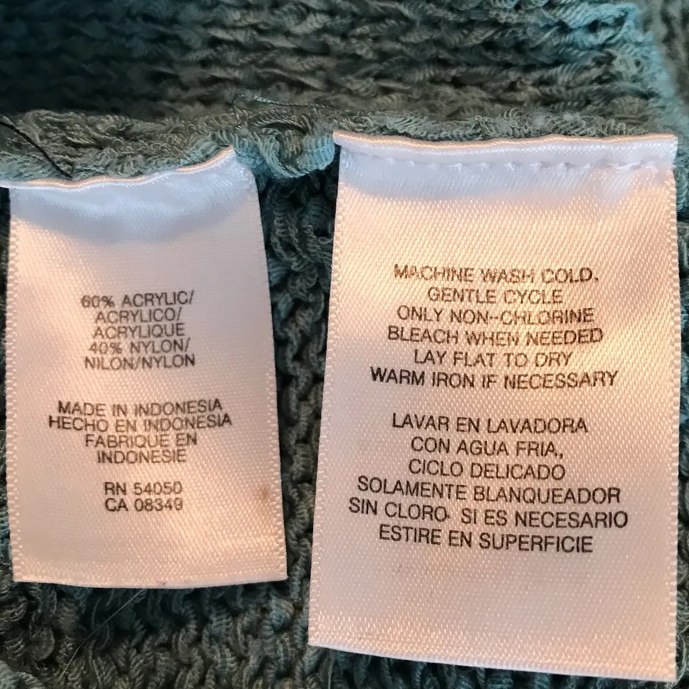 Evan Picone short sleeve cardigan sweater with pockets size large - Image 2