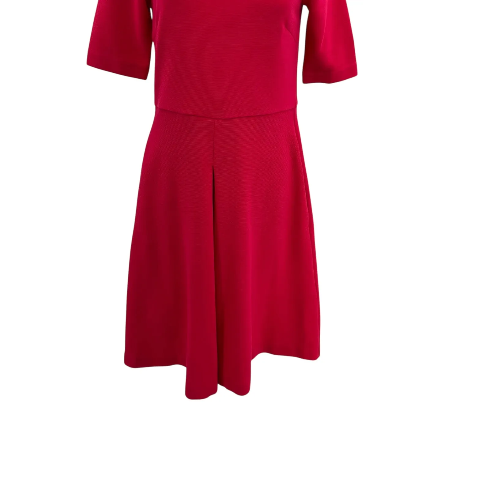 Hobbs London Lexia Dress‎ Ribbed Hot Pink Size US 6 - Image 6