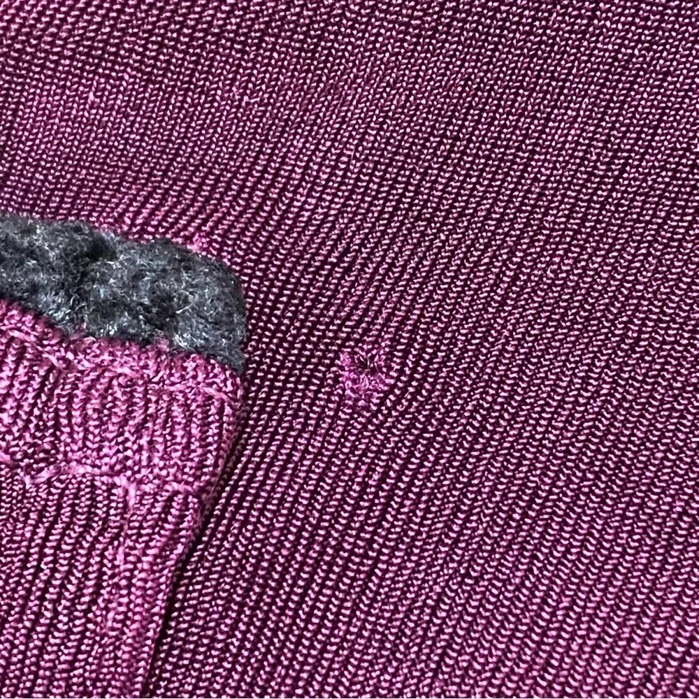 Carole Little Purple Button Cardigan Sweater 16W Lagenlook Boho Layering - Image 6