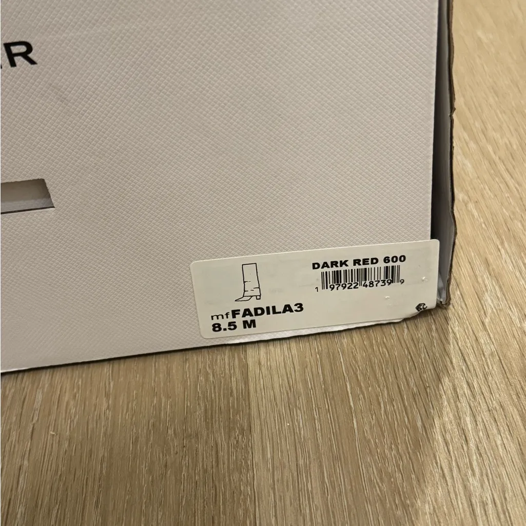 NWT Marc Fisher Red Fadila Boots Over-the-Knee - Image 3