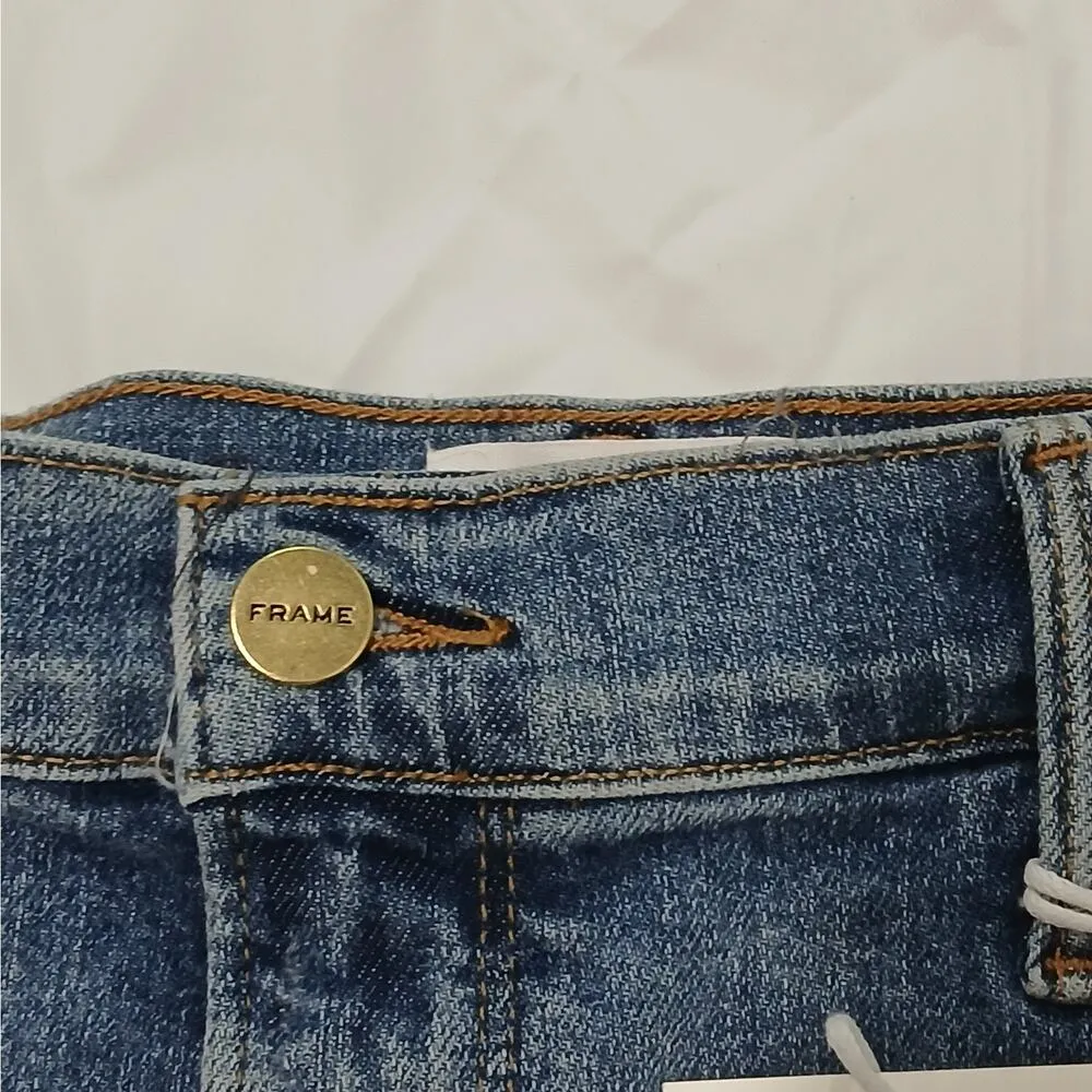 Frame Denim Le Cutoff Jeans Shorts Women's 32 Blue Daisy Dukes Booty Shorts - Image 9