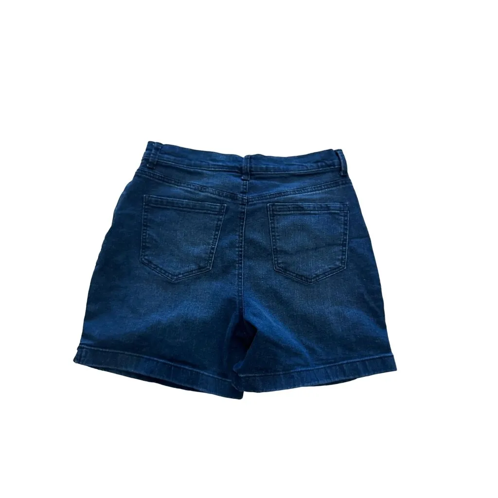 GLORIA VANDERBILT Slimming Effect Denim Shorts Size 6 - Image 4