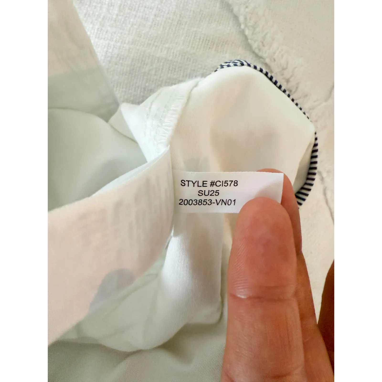 J.Crew | NWT 7" heritage chino short in White | Sz 18 - Image 11