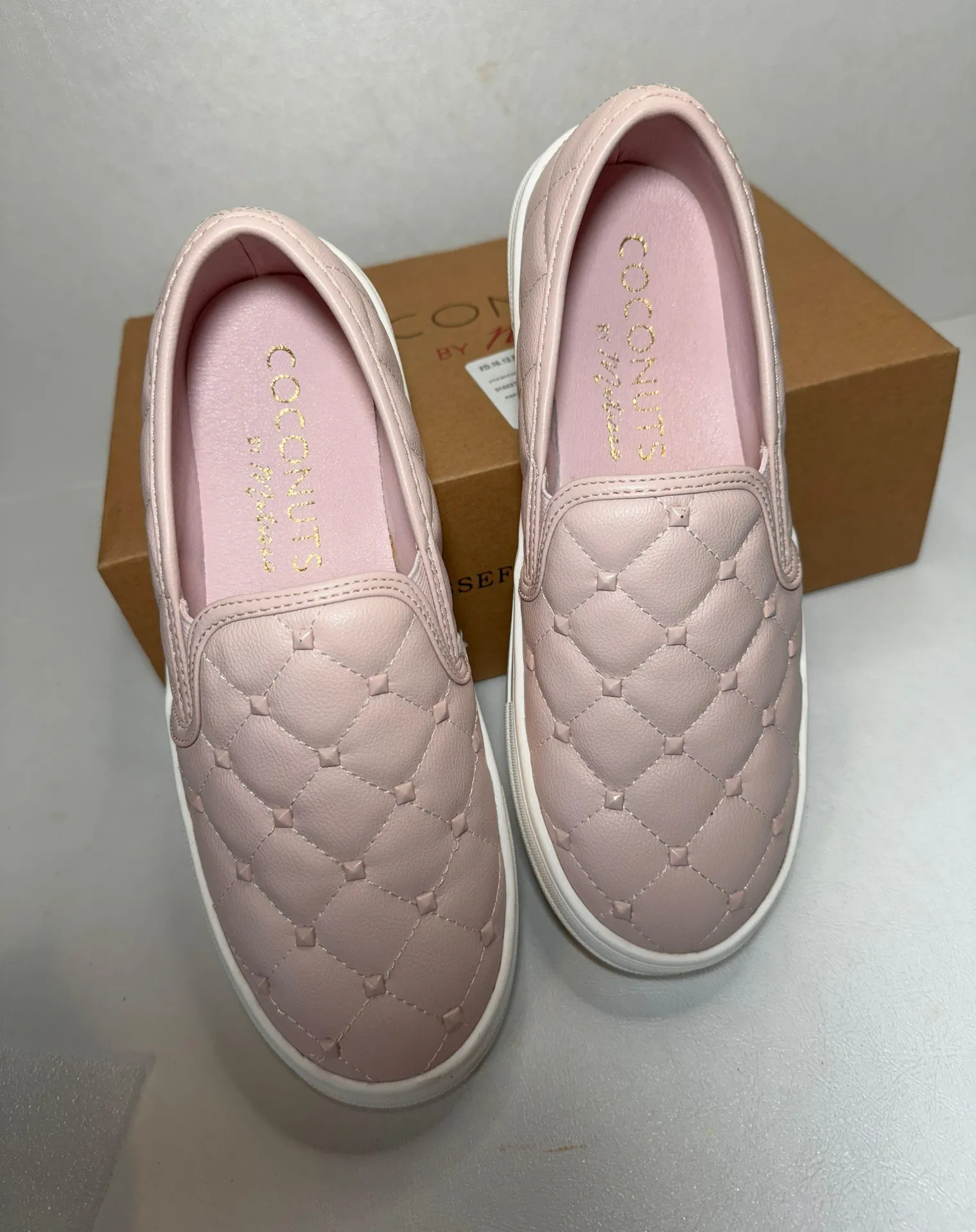 Coconuts by Matisse Fifth Ave Faux Leather Studded Quilted Slip-on Shoes casual - Image 5