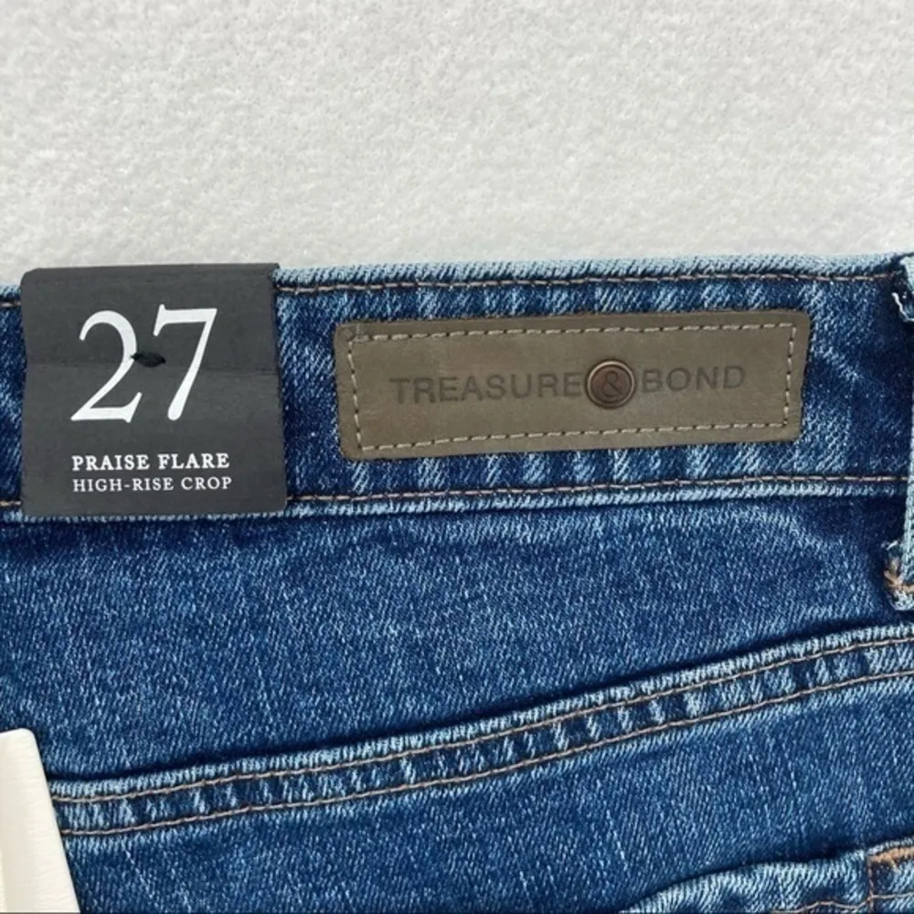 Treasure & Bond Praise Flare High‎ Rise Crop Jean - Image 7