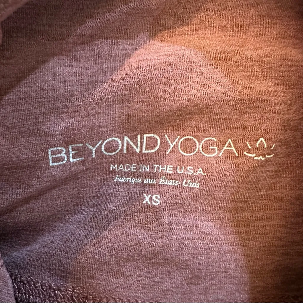 Beyond Yoga Spacedye Caught In The Midi High Waisted Leggings Size XS Brown - Image 7