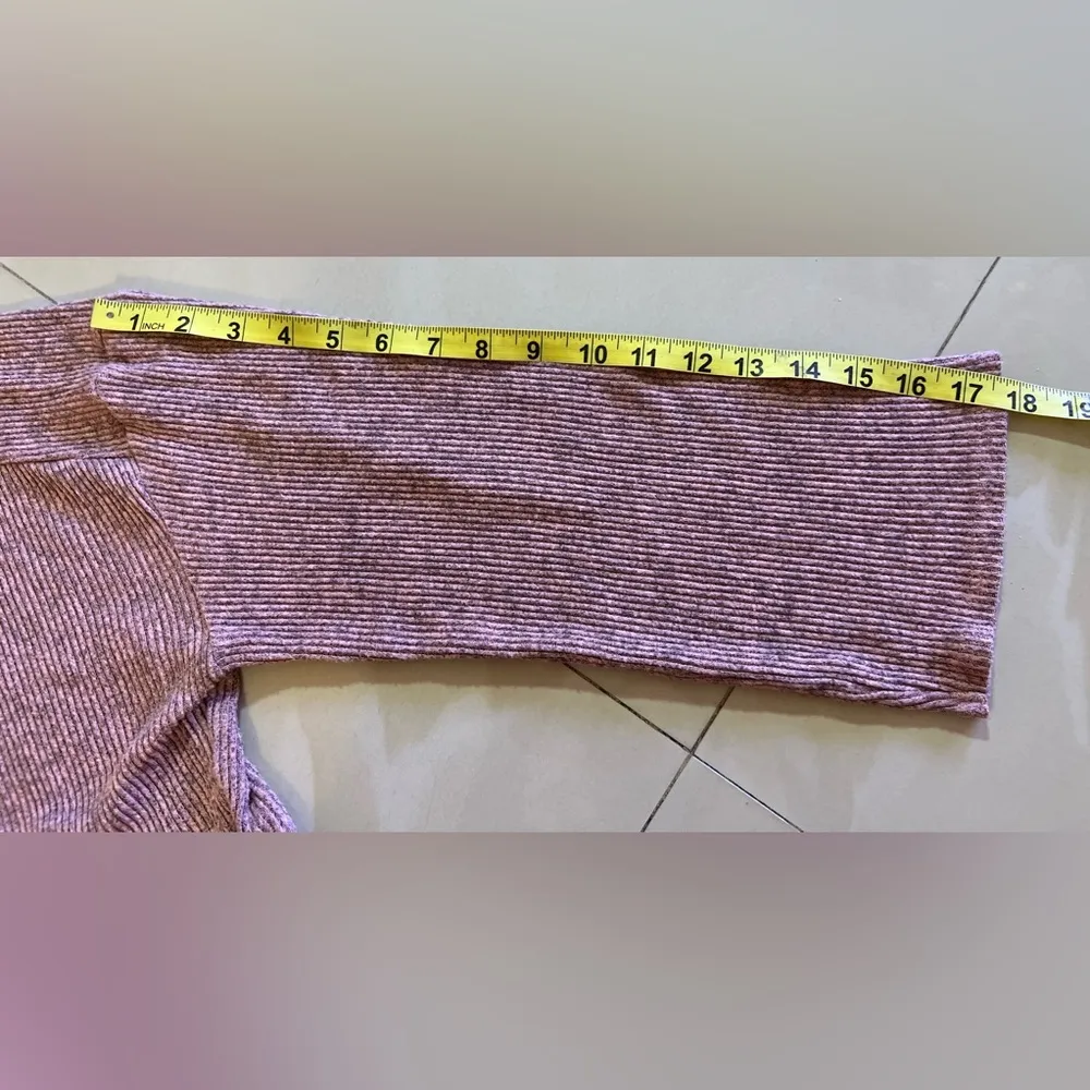 Topshop High Neck Sweater Topshop Women's Puff Sleeve  Size S (4-6) Pink - Image 13