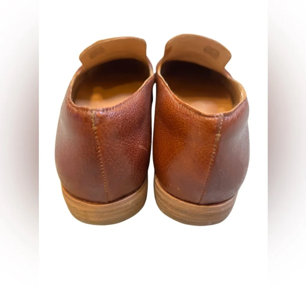 Corso Como Womens Clarrah Whiskey Leather Almond Toe‎ Slip Loafer Shoes Size 7.5 - Image 4