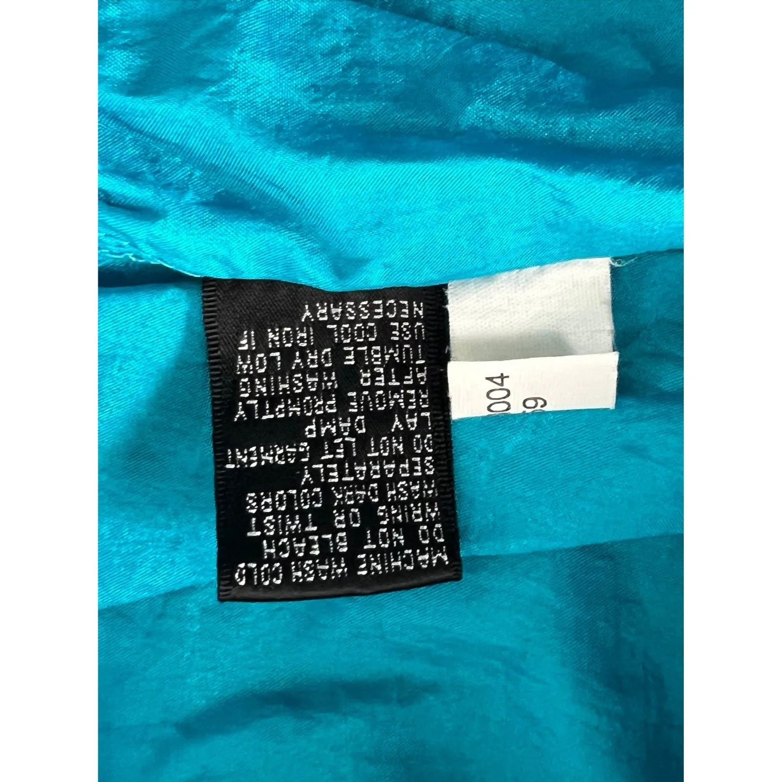 Turquoise‎ Windbreaker Track Pants Lightweight Sweatpants Large Unisex Blue - Image 4