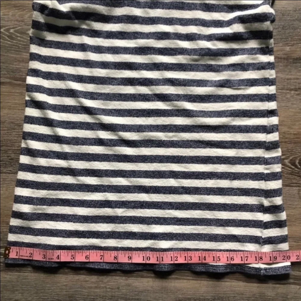 Moods of Norway Blue and White Striped T Shirt Dress S - Image 5