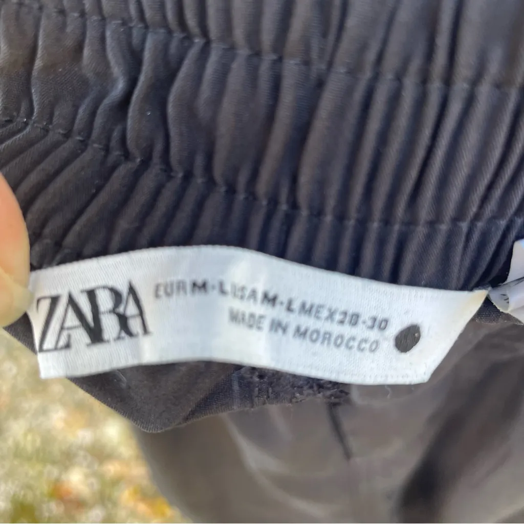 Zara Black‎ Cargo Joggers - Image 3