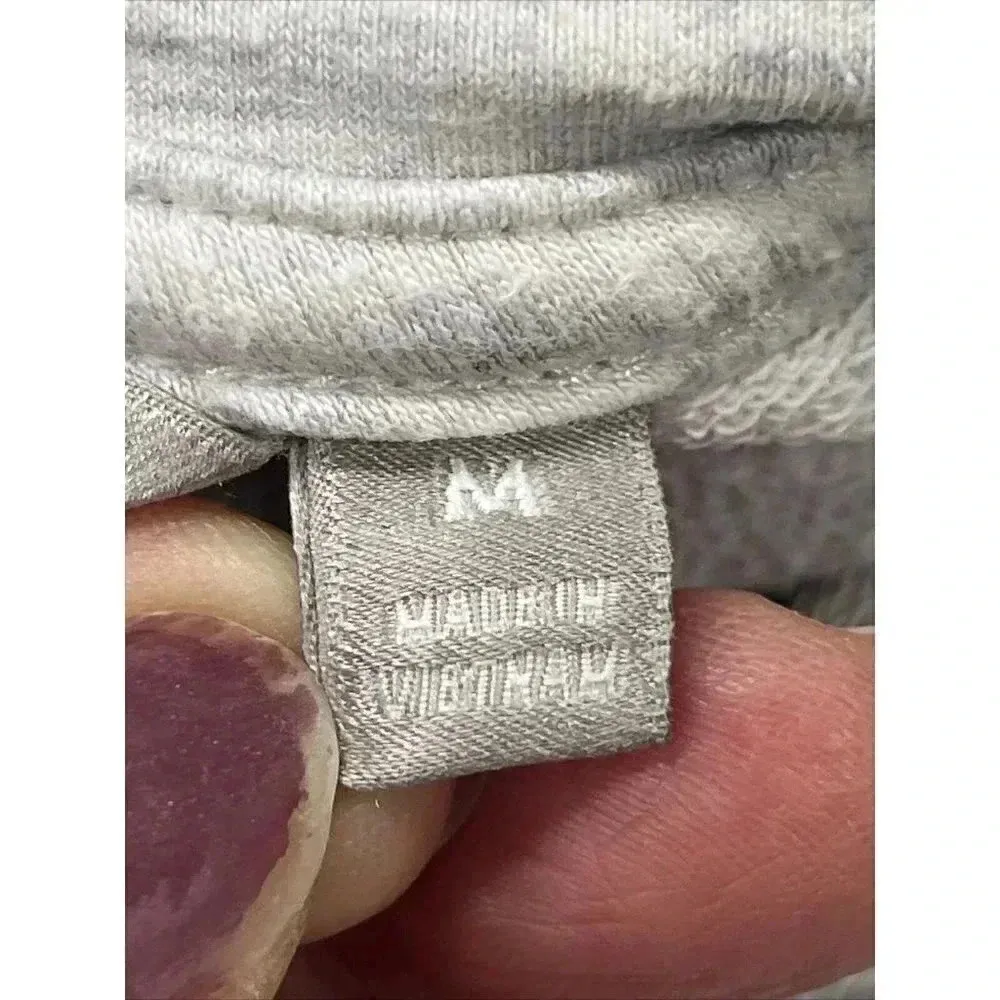 ATHLETA Sayulita Women’s Hoodie Fog Heathered Gray M Side Slits Athleisure. - Image 6