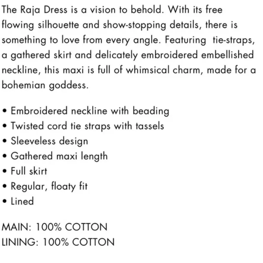 Talisman Raja Maxi White Dress Size Small Bohohemian Summer Beach Vacation Maxi - Image 8