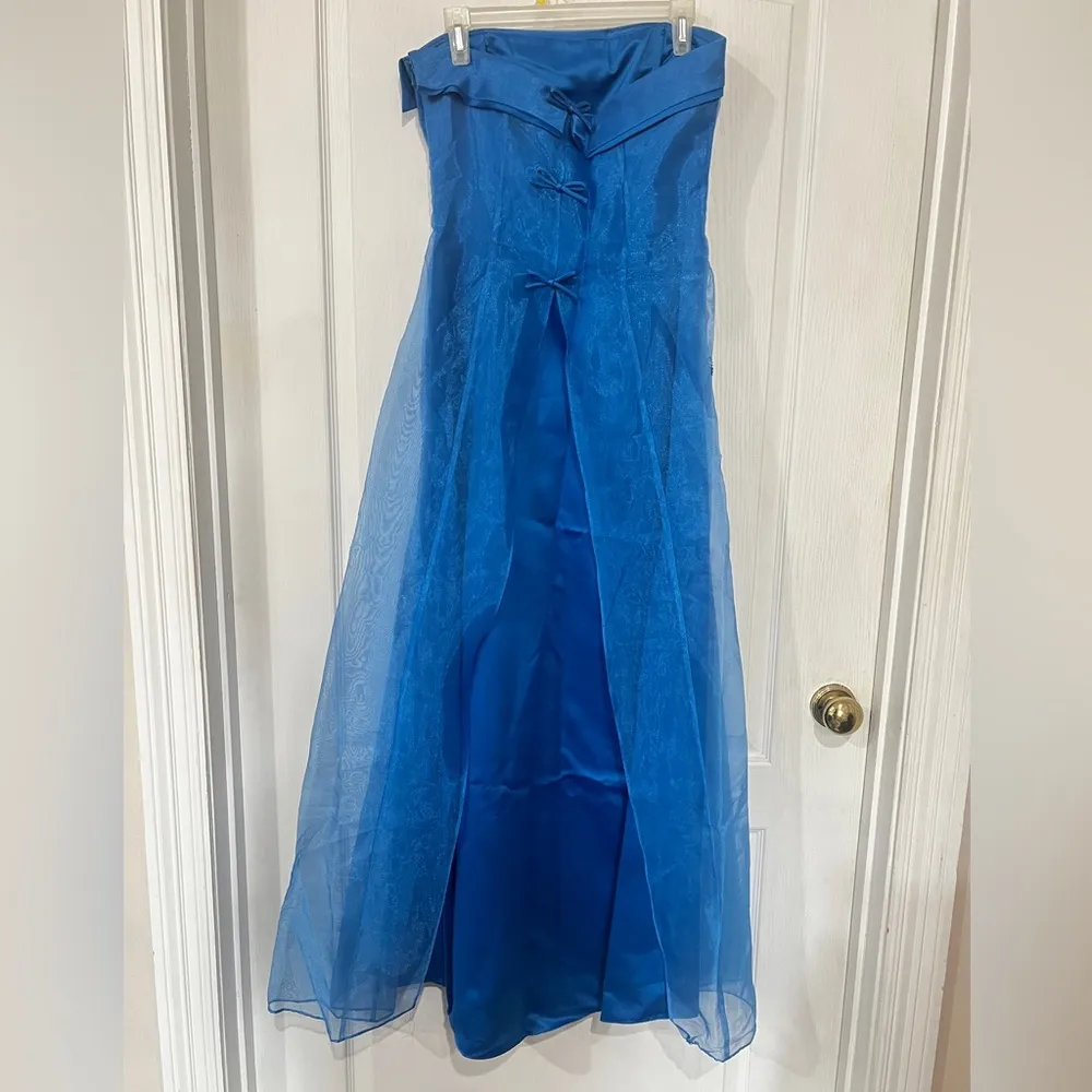 Zum Zum Strapless Dress Blue Size undefined - Image 7