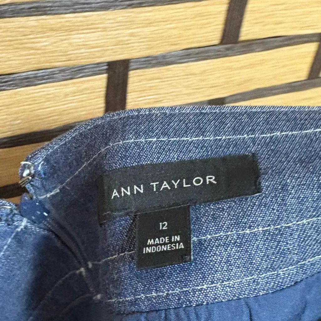 Ann Taylor Denim Skirt Size 12 - Image 6