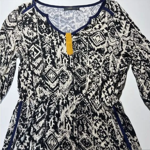 Thml small black and white dress - Image 2