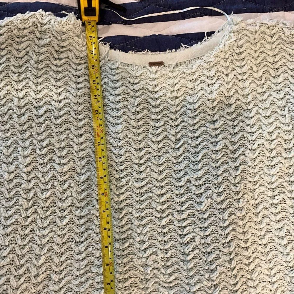 FREE PEOPLE Mint Green Everlasting Pullover Oversized Sweater XS Small Medium - Image 11