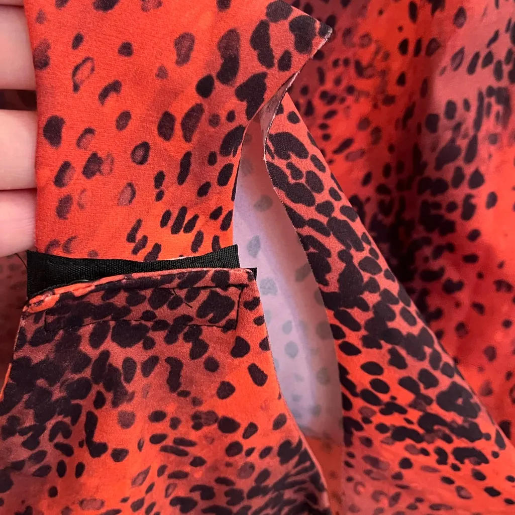 NWT Commando Animal Print Bodysuit Red clsc XS - Image 10