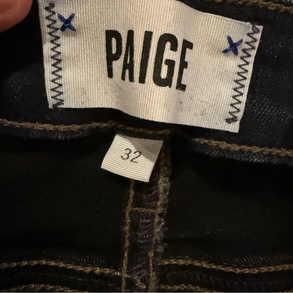 Paige Hoxton Ultra‎ Skinny Mona Dark Wash High Rise Jeans Sz 32 | 31.5" inseam - Image 7