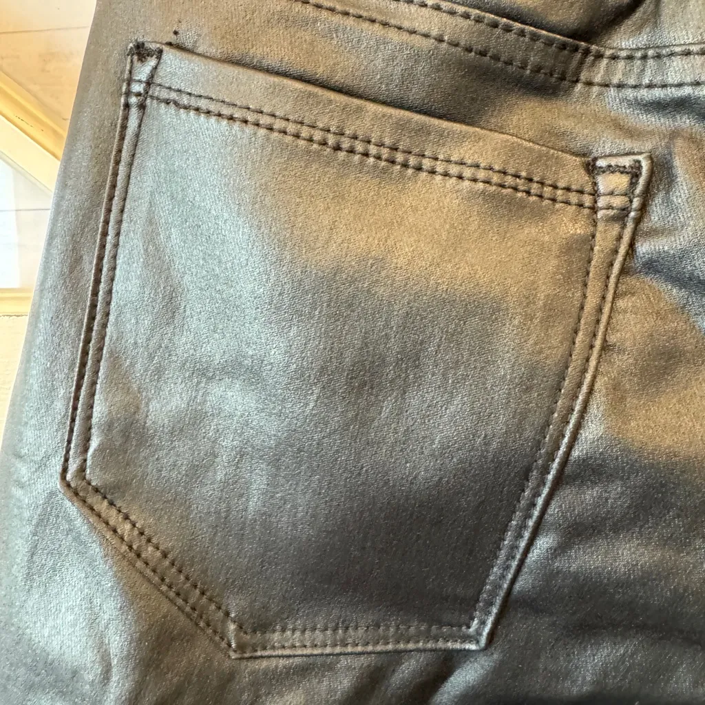 Social Standard by Sanctuary ankle skinny size 8 NWT black faux‎ leather - Image 6