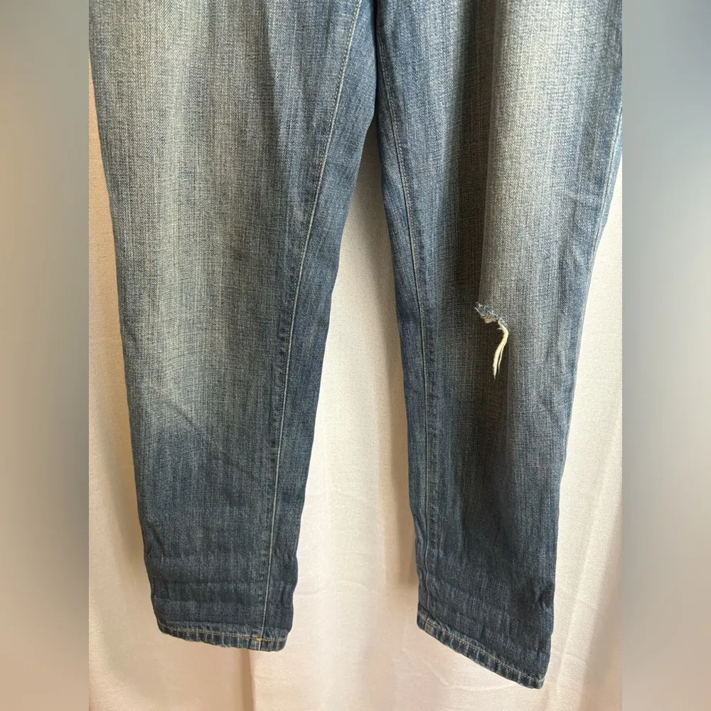 Loft frayed boyfriend jeans 100% Cotton‎ Distressed Size 27/4 GUC! 0404 - Image 3