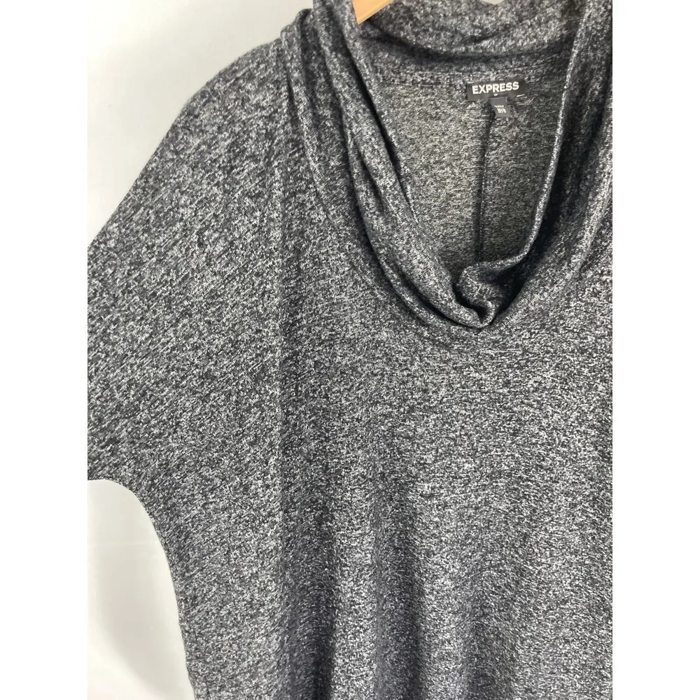 Express Cowl Neck Asymmetrical Hem Pullover Size M/L - Image 4