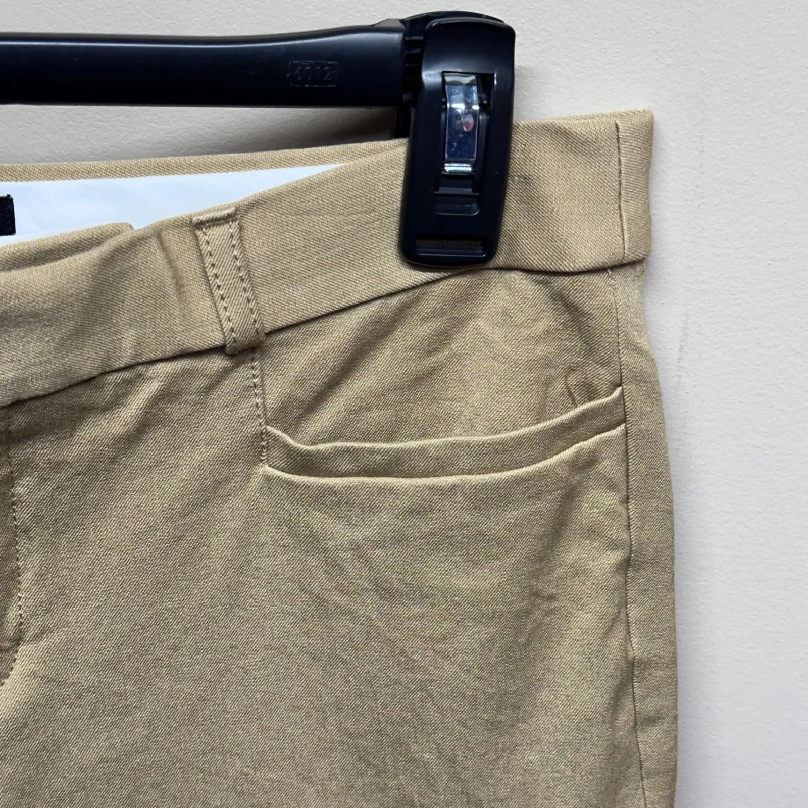 Banana Republic Sloan Petite Khaki Tan Slim Fit Ankle Pants Size 6 - Image 3