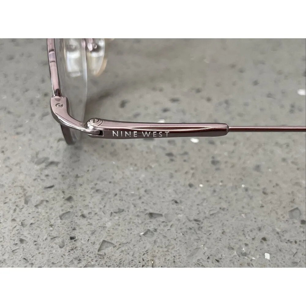 NINE WEST 15 1WZ EYEGLASSES FRAMES ONLY 49-18-135 2-1 full rim oval - Image 4