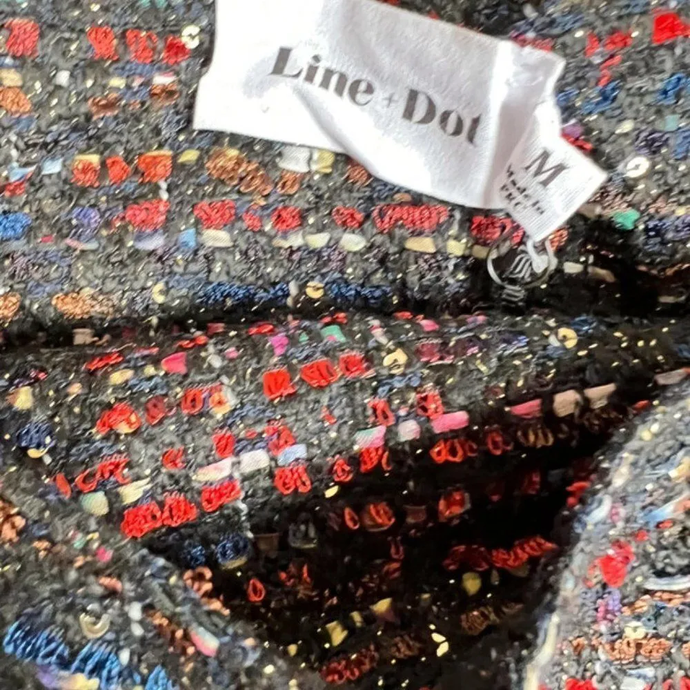 NWT Line + Dot Medium cosmos set crop top - Image 2