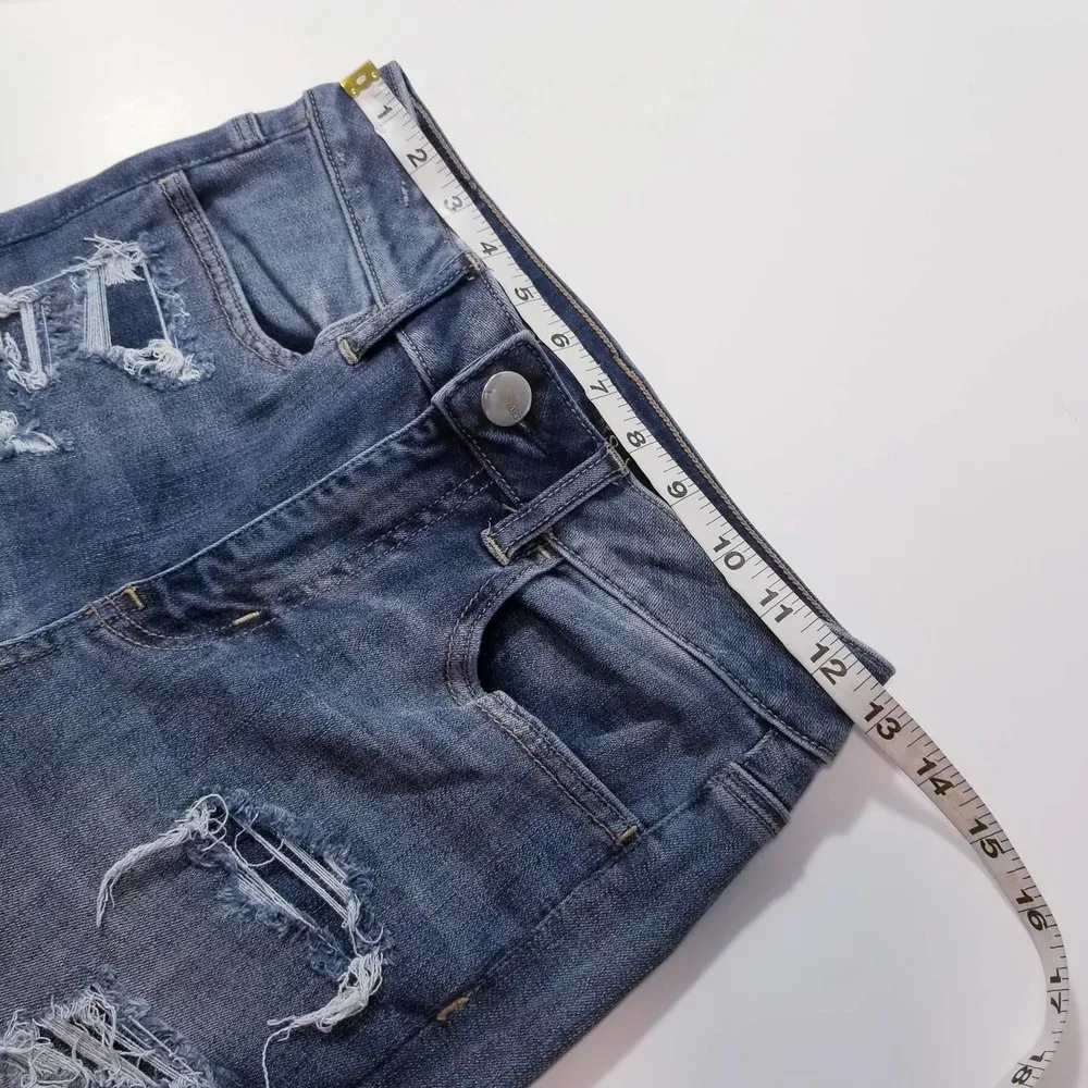 American Eagle Outfitters Patchwork Distressed Hi-Rise Jegging - Image 5