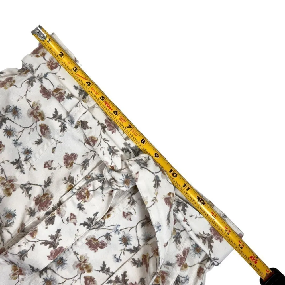 CECE Floral-Print Belted Skirt - Image 8