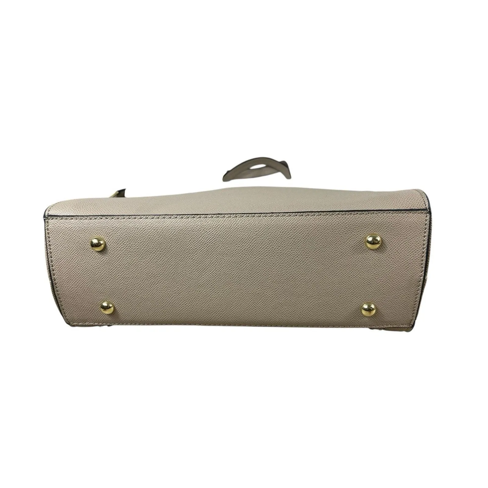 London Fog Caviar Tote Beige Studded Shoulder Satchel Crossbody Purse NWT $108 Tan - Image 9