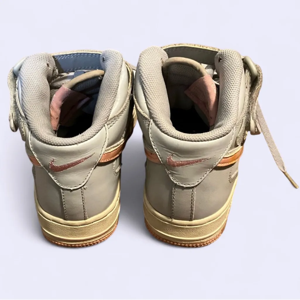 nike air force 1 mid pink and grey women’s Size 6 - Image 8