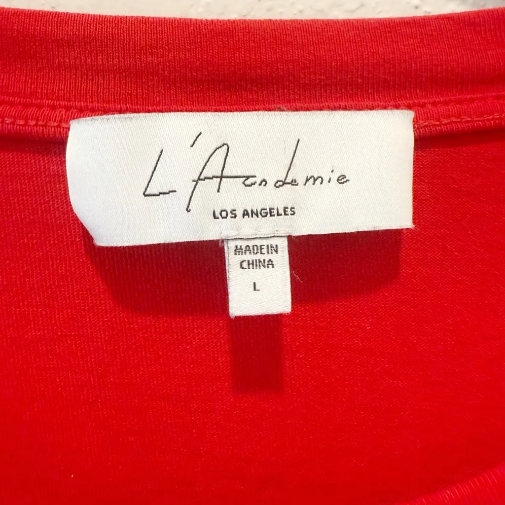 L’ACADAMIE The Nani Mini Dress in Red‎ Orange size Large - Image 5