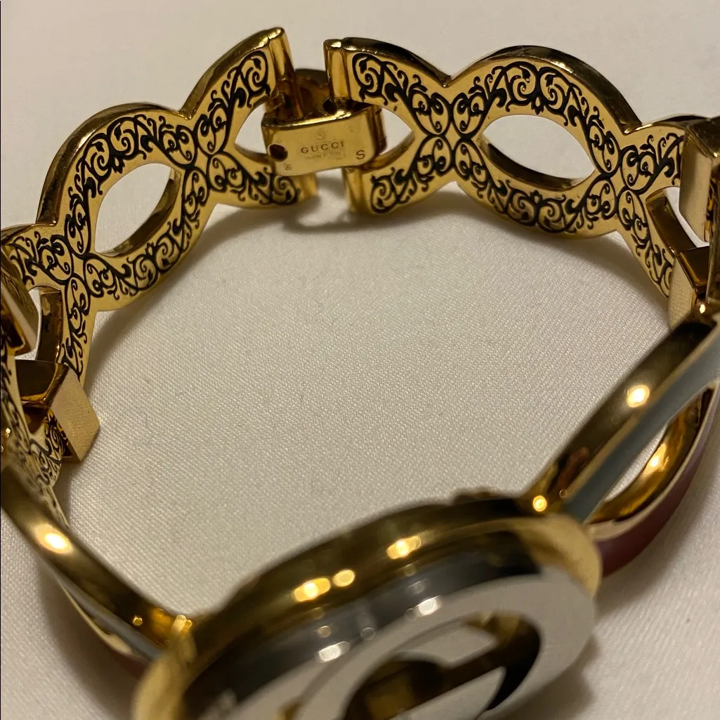 Authentic GUCCI GG Web Bracelet - Image 3