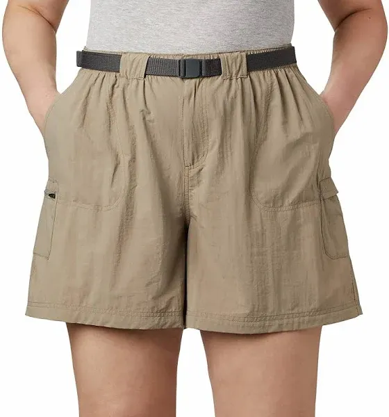 Columbia Women's Sandy River™ Cargo Shorts - Khaki/Tusk - S - Image 6