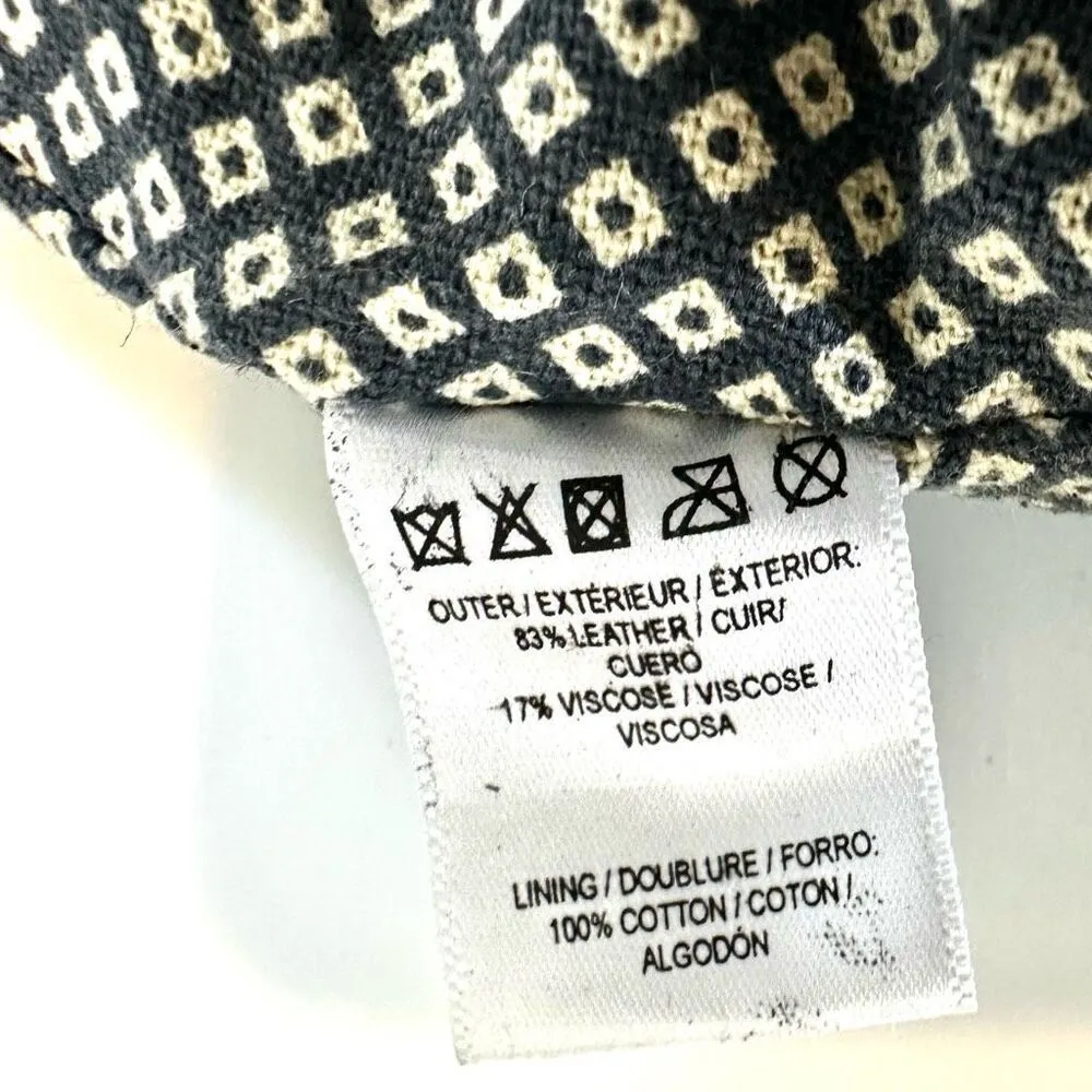 Anthropologie Jasper & Jeera Leather Crocheted Clutch Handbag - Image 9