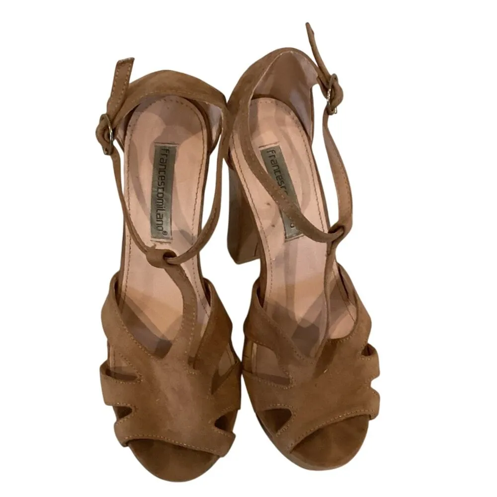 Francesco Milano Sandals Tan Size 7 - Image 9