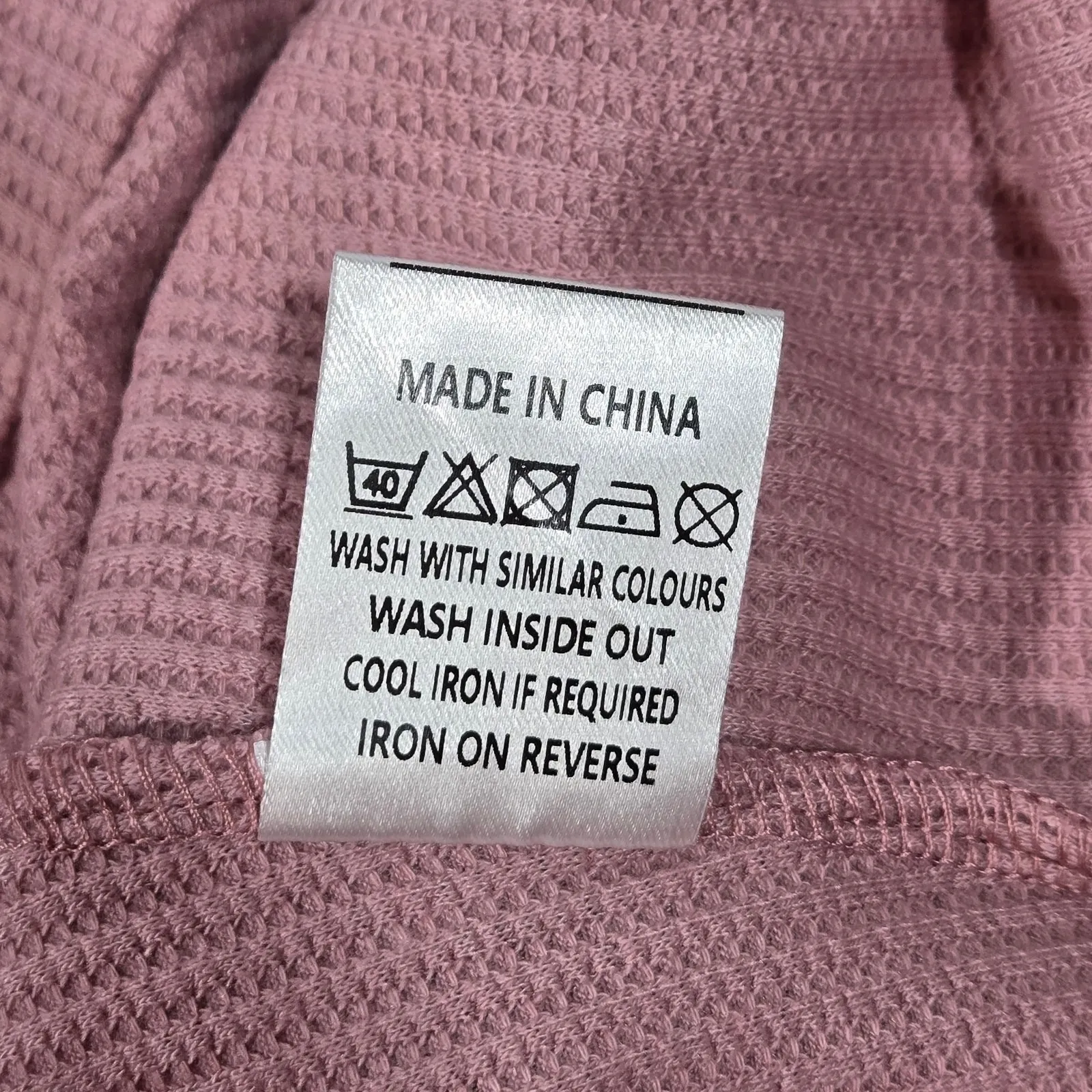 Area Stars Mauve Waffle Tank‎ L NWT Pink Size L - Image 5