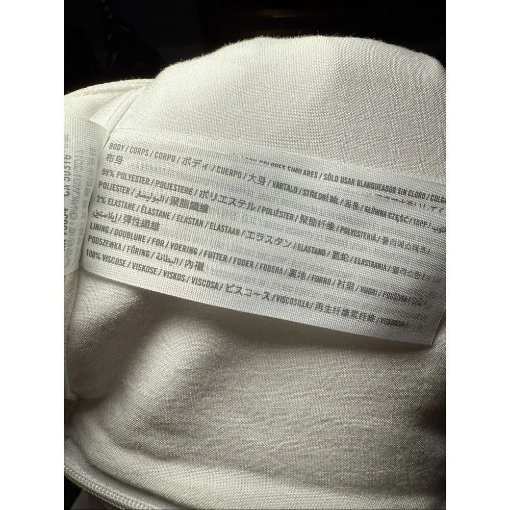 Abercrombie & Fitch pleated white skort Large - Image 5