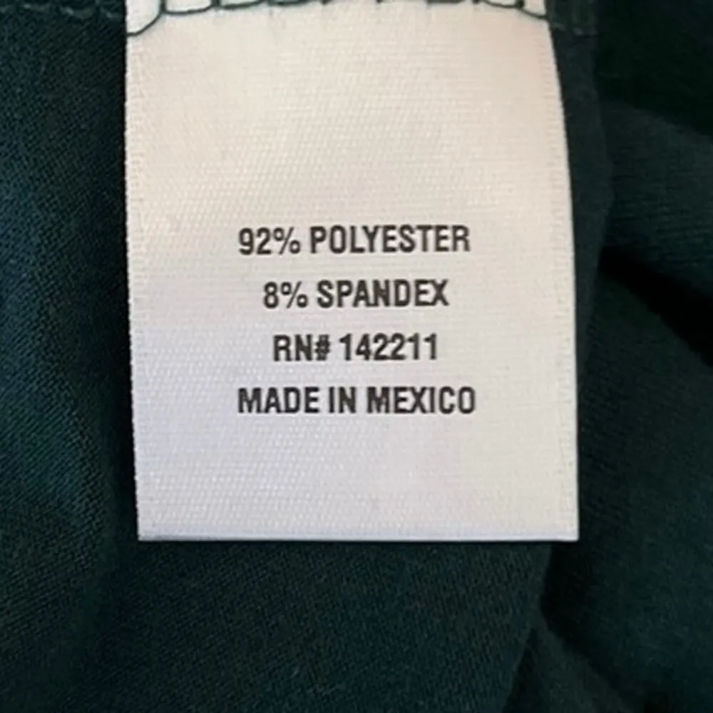 24seven Green Modest Long Sleeve Jersey Fit & Flare Midi Jersey Maxi Dress Sz S - Image 4