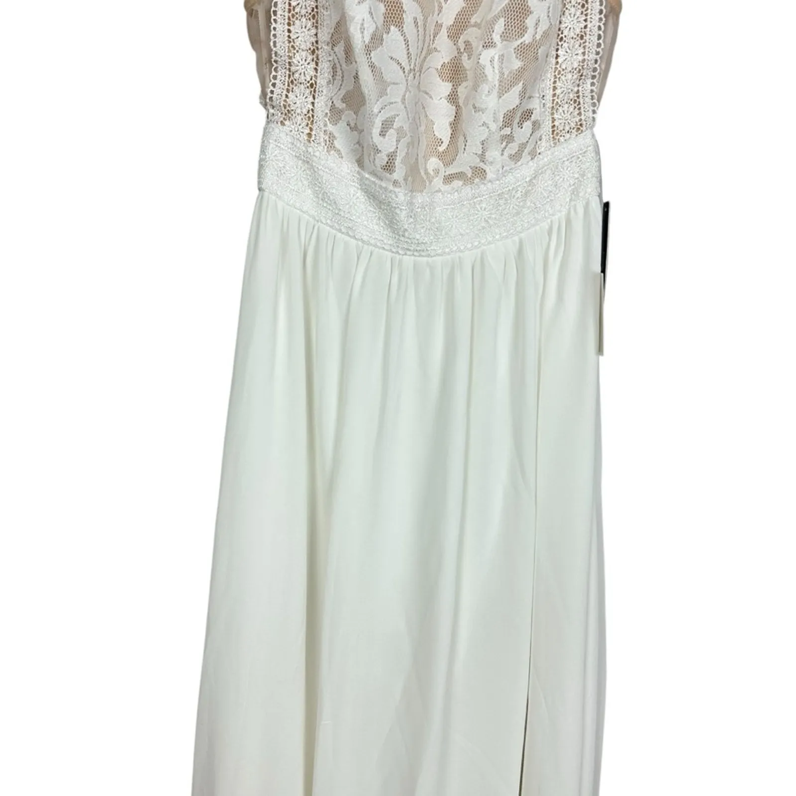 Lulu’s Forever & Always White Lace Maxi Dress Sz XS NWT Bridesmaid Formal - Image 10