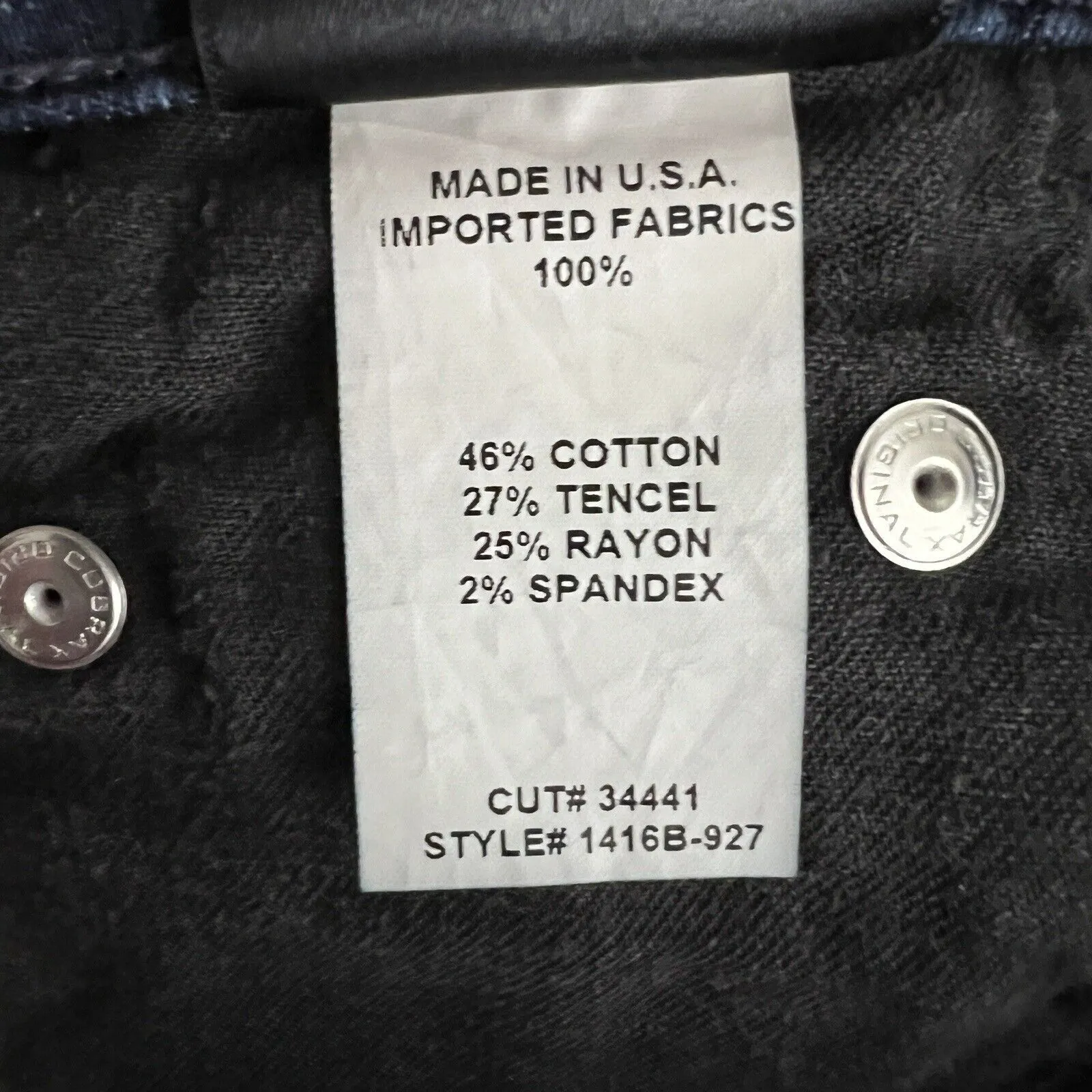 Citizens Of Humanity Jeans Womens 4 27" Blue Dark Wash Rocket‎ High Rise Skinny - Image 8