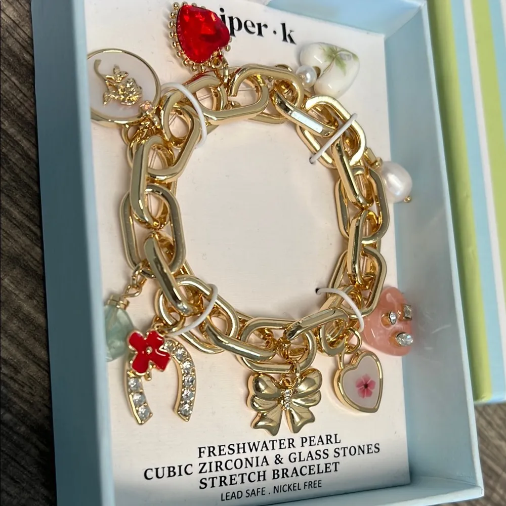 Piper K | Vintage Style Charm Bracelet ✨ - Image 2